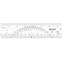 Protractor WESTCOTT W-43 6"/15CM